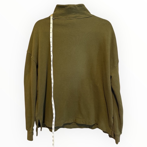 Old Navy Olive Green Quarter Zip Size large - Picture 3 of 6